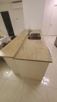 Comptoirs de cuisine en granite/Granite kitchen countertop