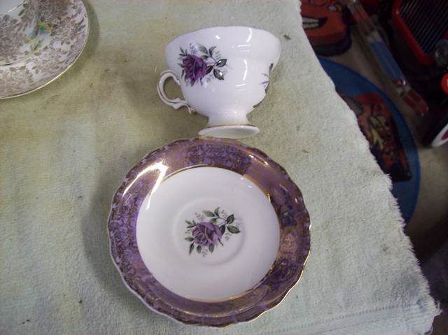 CUP SAUCER BONE CHINA in Arts & Collectibles in Delta/Surrey/Langley