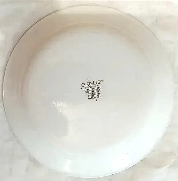CORELLE MILK GLASS GREEN IVY PATTERN SIDE PLATE USA63771549275011121