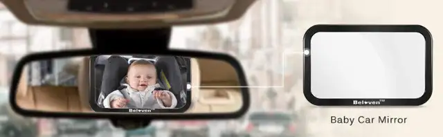 Baby rear seat mirror Beloven car safety kid 360 view peep in Strollers, Carriers & Car Seats in Ottawa - Image 4
