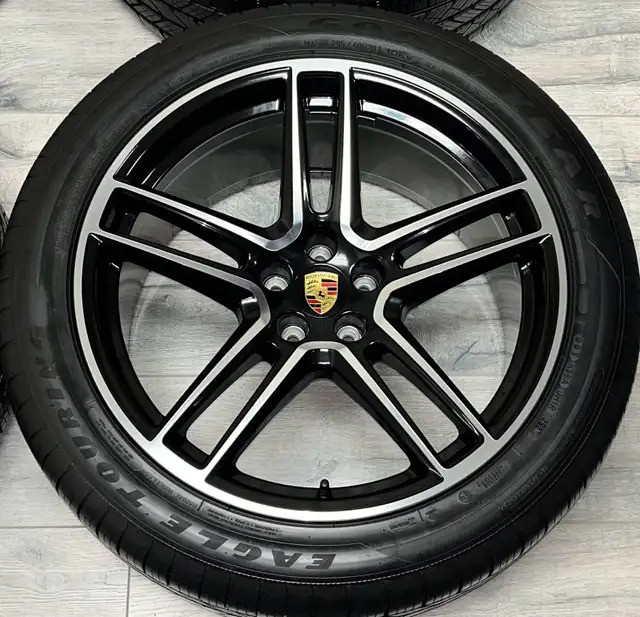Porsche Macan 20" OEM Turbo wheels & Tires (NEW) in Tires & Rims in Burnaby/New Westminster - Image 2
