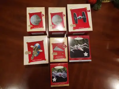 $40 FOR ALL Hallmark Star Wars ship collection. All mint / excellent condition with their boxes. The...