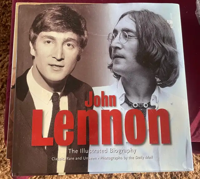 John Lennon - The Illustrated Biography Hard Cover