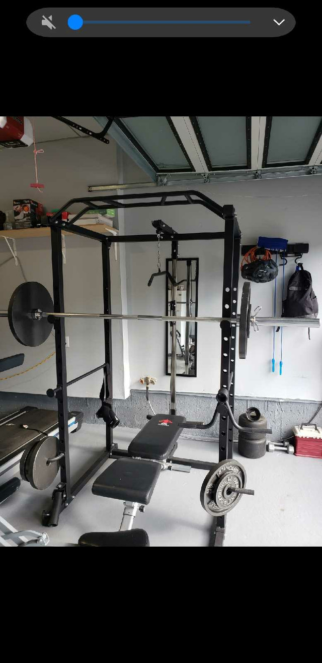 Commercial lifting rack and bench in Exercise Equipment in Mississauga / Peel Region