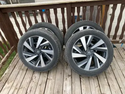 235/55R20. Nokian Summer tires on Nissan rims.reason for selling, No longer have vehicle.