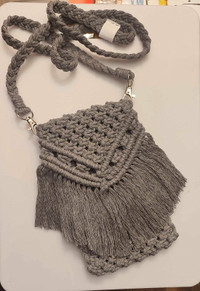 Handmade Cotton Macramé Phone Bag
