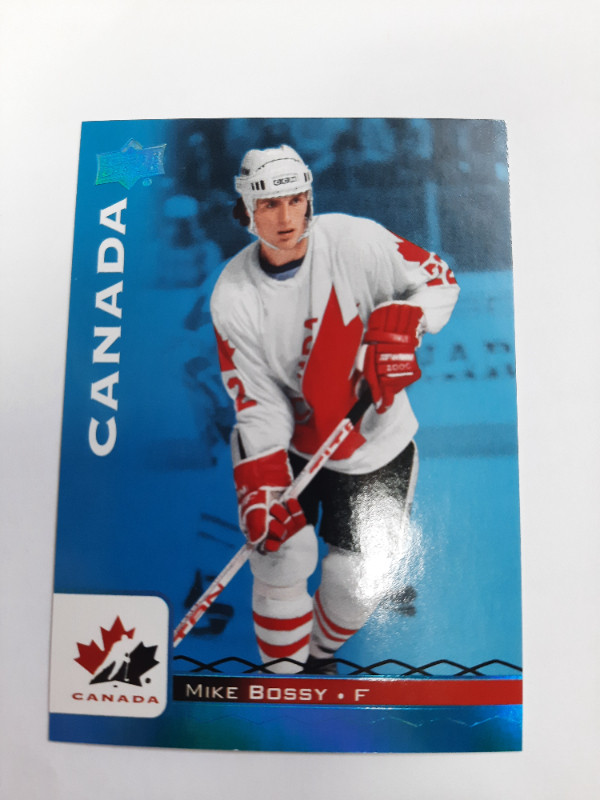 Mike Bossy 2017 Upper Deck Team Canada Juniors Blue Spectrum #97 in Arts & Collectibles in Oakville / Halton Region