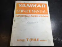 Yanmar Model T-LE HLE Diesel Engine Service Manual 2 & 3 Cyl