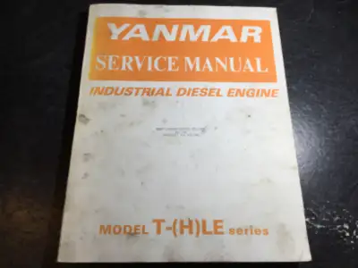 Yanmar Model T-LE HLE Diesel Engine Service Manual 2 & 3 Cyl, View more