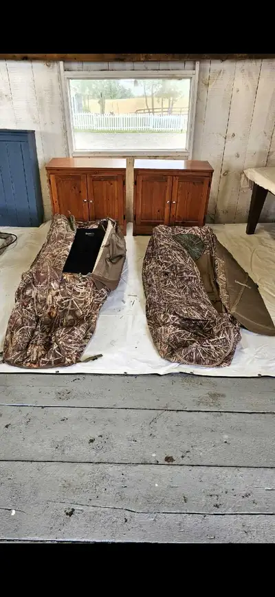 waterfowl layout hunting field blind, View more