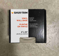 White Vinyl Wall Base