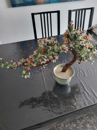 Glass Bonsai Flower Tree