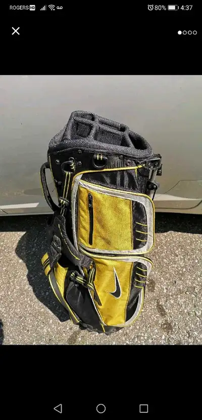 NIKE STAND UP GOLF BAG WITH BACKPACK STRAPS NO COVER, View more