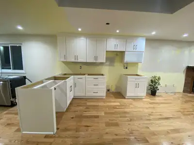 KITCHEN Cabinets + Kitchen Countertops- We are able to customize and complete all types of cabinets...