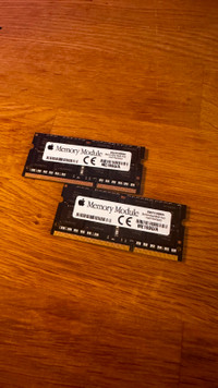 Macbook pro Apple memoire DDR3 8gb Corsair 10600/12800