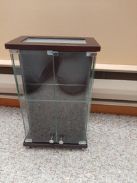 Small display cabinet with one glass shelve, 35