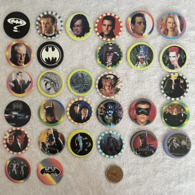 Batman Forever Pogs 1995 McDonald’s $20, View more