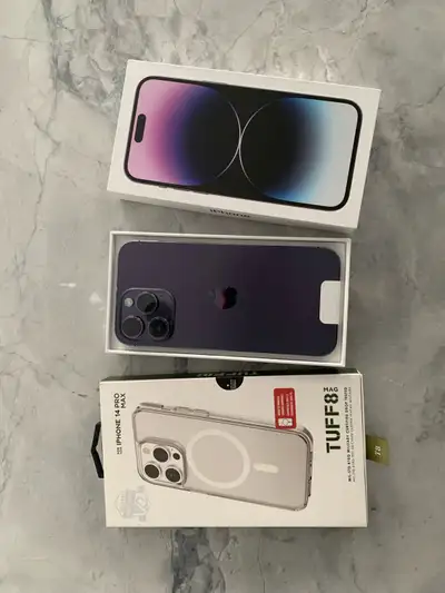 iPhone 14 Pro Max, 1 TB, with cover - never used or turned on, View more