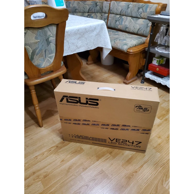 24" Full HD 1920x1080 HDMI DVI-D Back-lit LED Monitor ASUS in Monitors in City of Toronto