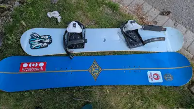 Two Snowboards one without bindings one with not in very good co, View more