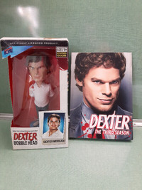 DEXTER Bobble Head and DVD