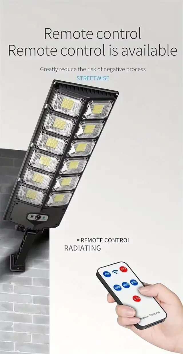 Solar Lights Outdoor, 504 LED Solar Street63007358865283122