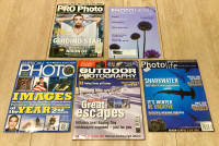 Lot de 5 revues de 2008 sur la photographie / photo numerique