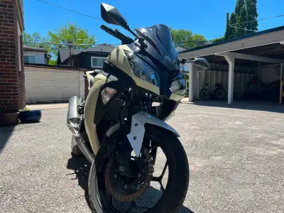 Looking to sell my 2017 Kawasaki Ninja 300. This is a fantastic, lightweight motorcycle that is perf...