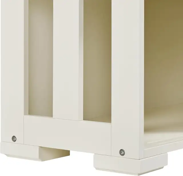Yaheetech Antique White Buffet Cabinet Kitchen Table with Slidin in Hutches & Display Cabinets in Markham / York Region - Image 10
