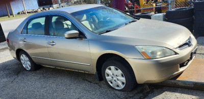 2003 honda accord LX 2.4 liter selling for parts