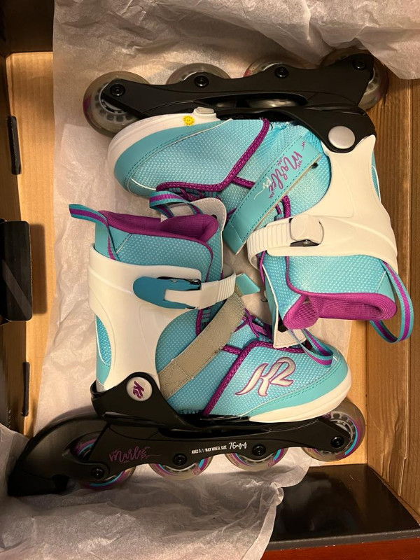 K2 Skate Marlee Pro, Blue, US 1-5 (Like new) in Skates & Blades in Calgary