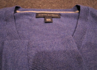 Men's Banana Republic V-Neck Sweater Medium Silk & Cashmere