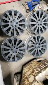 5x100 aluminum Subaru wheels for sale 416-818-6542