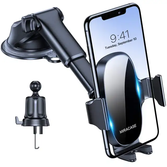 3-in-1 Cell Phone Holders for Your Car - Miracase in Cell Phone Accessories in Markham / York Region - Image 2