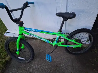 Kids pedal bike for sale, no longer being used as boy needs a bigger bike. Reasonable shape and perf...