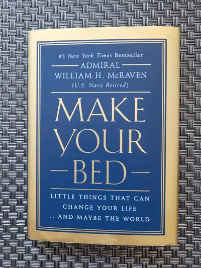 "Make Your Bed" - Hardcover Book, View more