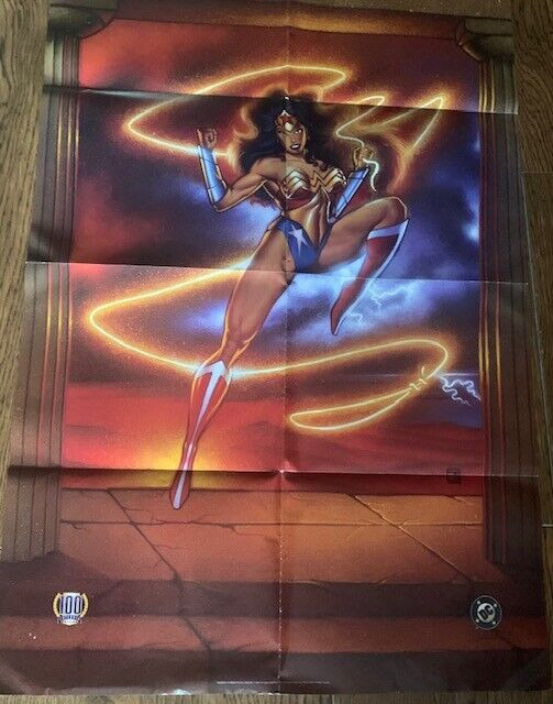 1995 Wonder Woman DC Comics Universe 34x22 Comic Book Promo Post in Arts & Collectibles in City of Halifax