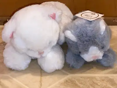 Two cute plush kitty cats…price is for both…pickup Niagara Falls…shipping available