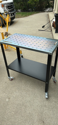 Power fist 36 x 18 heavy duty welding table cart new 