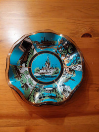 Assiette verre Walt Disney World Glass Plate