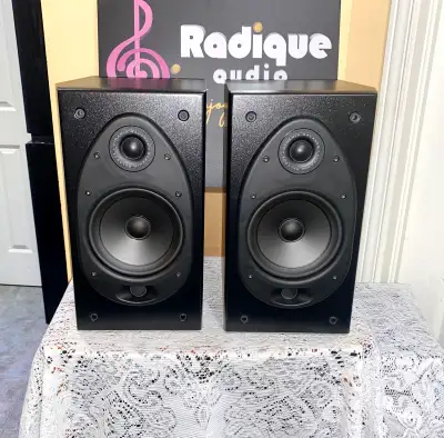 Very Heavy (20lb!) Polk RT35 Bookshelf Speakers, View more