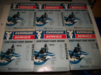 1975 Evinrude Shop Service Manuals. Clean!