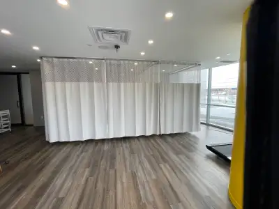 Cubicle curtains and tracks custom made and professionally installed Feel free to contact for your n...