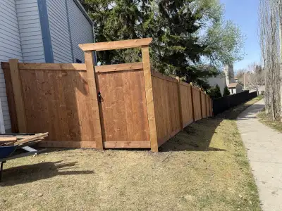 Elevate your outdoor space with beautiful and sturdy fencing provided by Celtic Crown Construction....