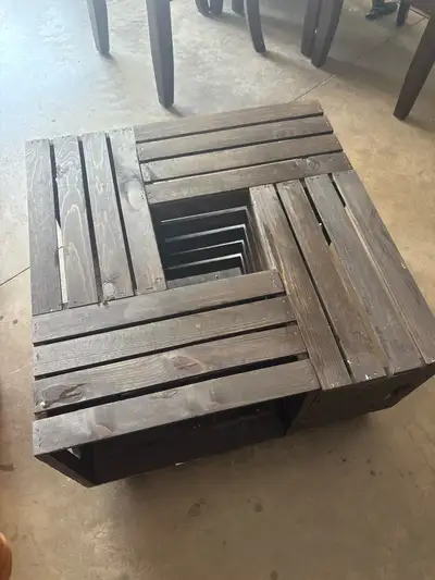 Crate coffee table , View more