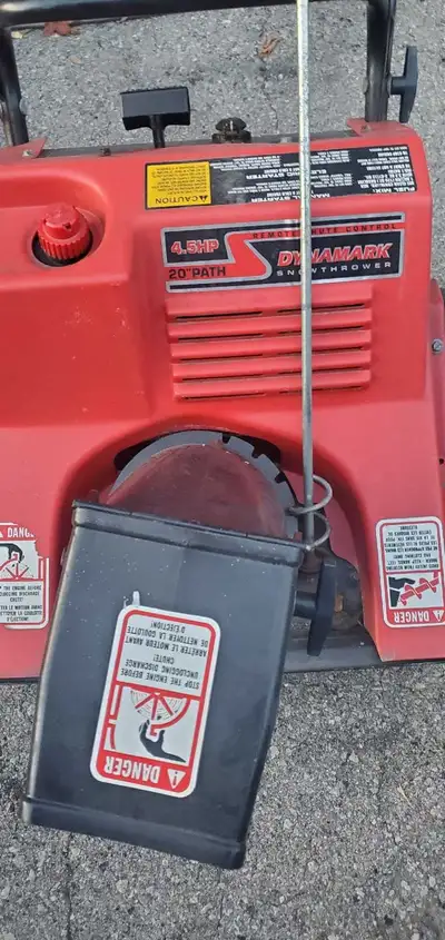 DynaMark Snow blower, View more