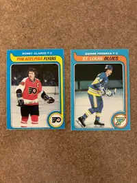 Two 1979-80 O-Pee-Chee hockey cards