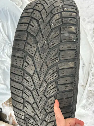 Audi alloy rims and winter tires (four) used on a 2014 Q5. 235/65/R17 TXL Size Gislaved Nord Frost 1...