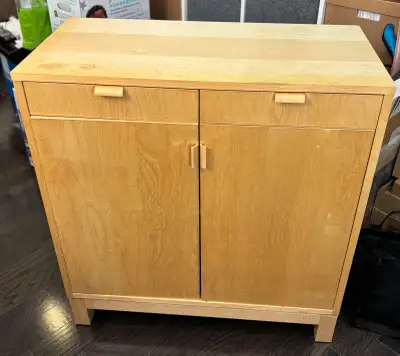 Ikea veneer buffet cabinet storage - good condition, View more