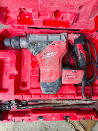 Milwaukee 1 3/4 SDS drill, View more